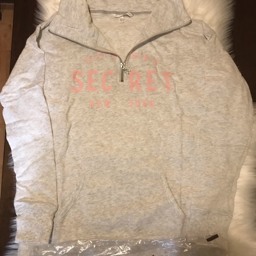Victoria’s Secret 3/4 zip Sweatshirt-Sz S
